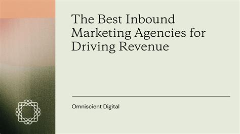 Inbound Digital Marketing Agency based in the heart of .
